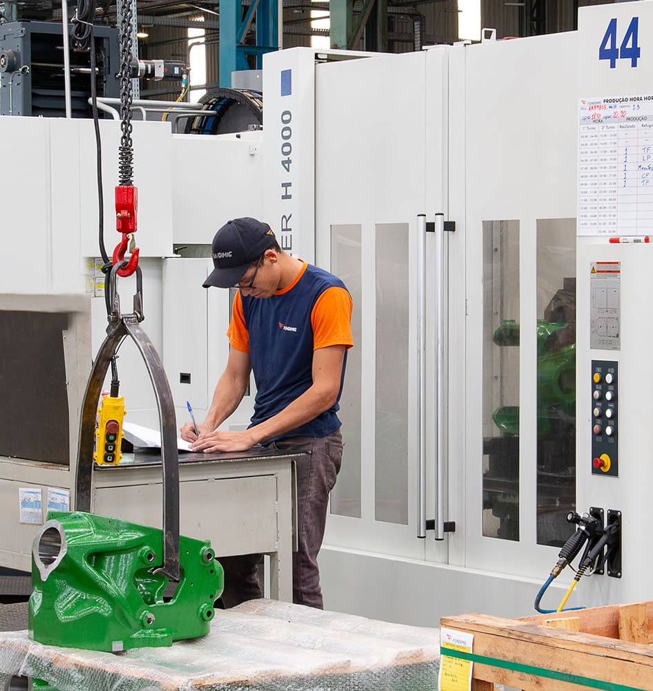 Excelência em Usinagem - Fundimig